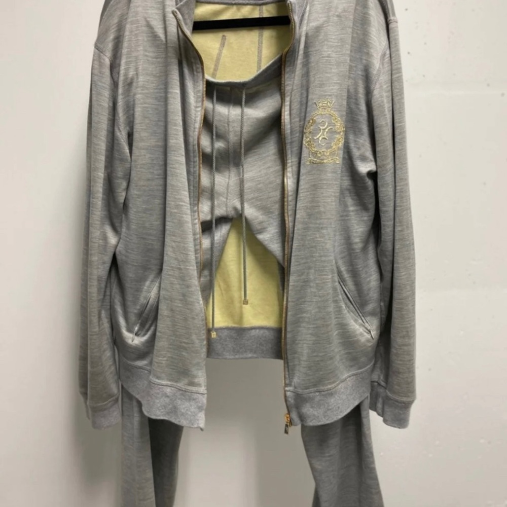Stunning Billionaire couture tracksuit. Made of silk and cotton.